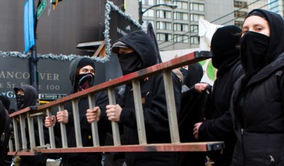 G20 Black Bloc action Toronto, Canada
