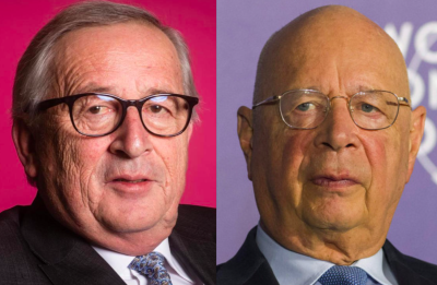 Changing faces: Jean-Claude Juncker exits stage left as Klaus Schwab is catapulted onto the world scene with &quot;The Great Reset&quot;