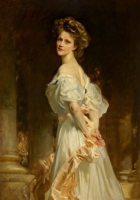 Portrait of Mrs. Waldorf Astor, nee Nancy Langhorne, painted by John Singer Sargent in 1908. Source: http://www.nationaltrustcollections.org.uk/object/766112