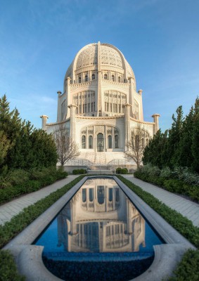 The Bahá'í House of Worship in Wilmette, Illinois, United States