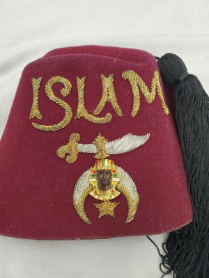 VINTAGE MASONIC SHRINERS ISLAM FEZ