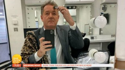 Piers Morgan forced to do own makeup for Good Morning Britain