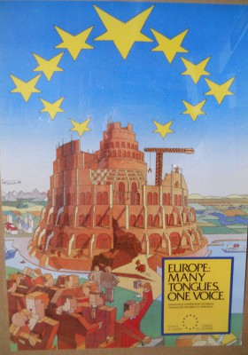 EU official poster printed 1992