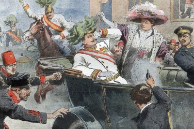 Sunday 28 June 1914, the assassination of Archduke Franz Ferdinand in Sarajevo