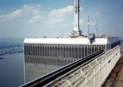 north tower from south tower observation deck