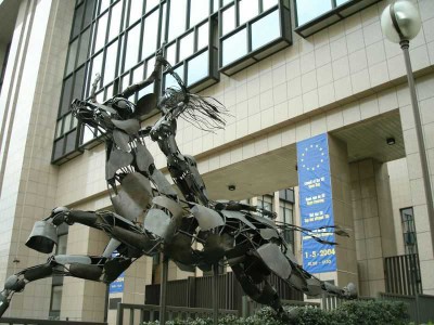 Europa riding the Bull, Brussels